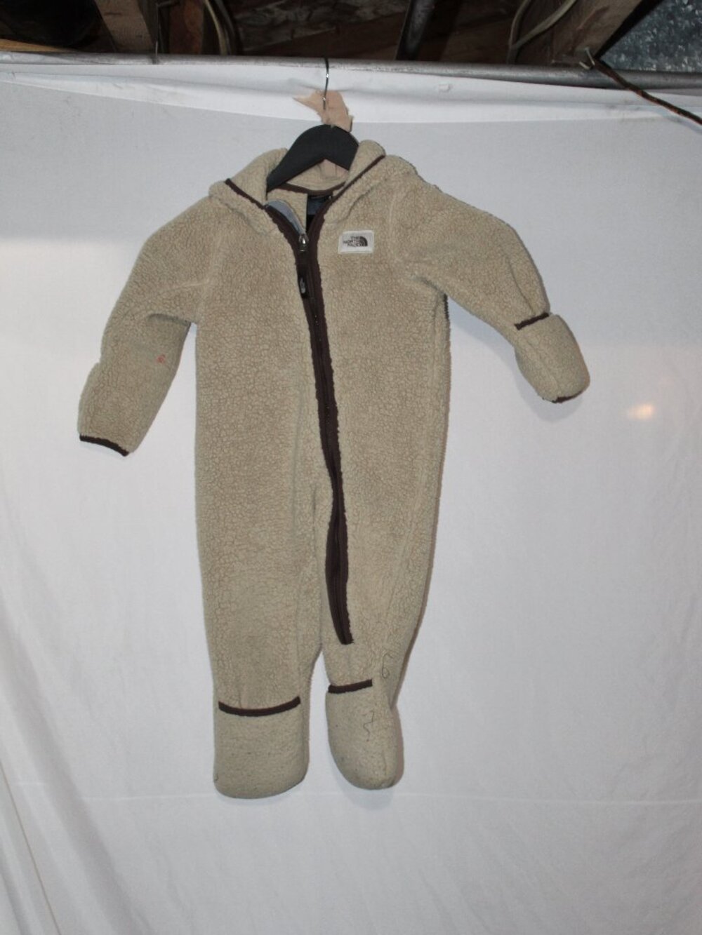 The North Face Brown Sherpa Campshire One-Piece